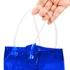 Muka Blue Wine Ice Bag with Handle, Collapsible Wine Cooler