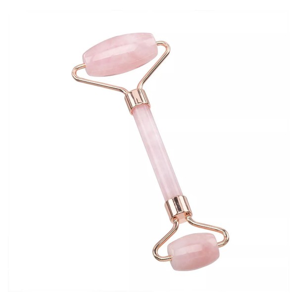 Zoe Ayla Rose Quartz Facial Roller - Promotes Circulation Improve
