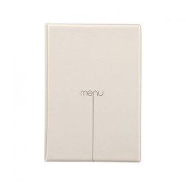 I LOVE MENU Risto Menu Holder, PVC Sand, 23 x 16.2 x 0.7 cm