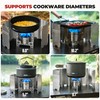 ALOCS 2250W Alcohol Stove Set with Foldable Windscreen & Stand