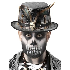 Smiffys Make-Up FX, Black & White Kit with Facepaint, Crayons & Applicators, Cosmetics and Disguises Fancy Dress, Gothic Dress Up Cosmetics & Disguises.