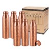 NORMAN JR Copper Water Bottle 1L - Gift Box of