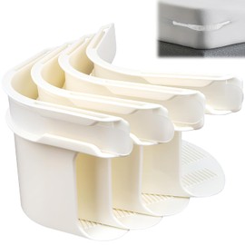 Niuny Bed Sheet Holder Bed Sheet Straps Corners 4 Pieces Fitted Sheet Holder Bed Sheet Holder with Closure Strips Sheetlocks Sheet Corner Holder Bed Sheet Holder for Mattress Protector Bedding