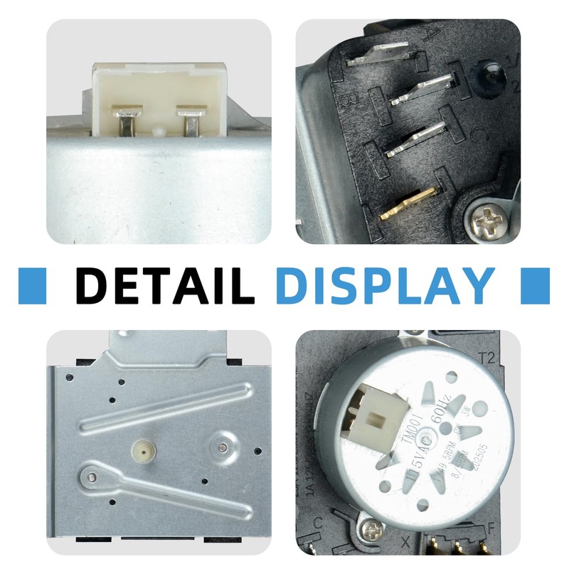 W10436302 WPW10436302 Dryer Timer Compatible with Whirlpool Replaces 4446791 AP6021392