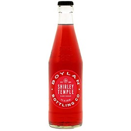 Boylan Bottling Pure Cane Sugar Soda Pop, 12 oz Glass Bottles (Shirley Temple, Pack of 6)