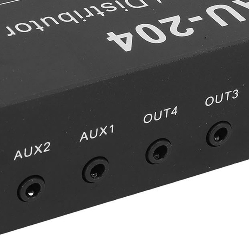 Stereo Audio Splitter Box Mini Preamplifier Headphone Amplifier 2 Way