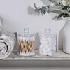 Dasing Pack of 2 Acrylic Qtip Holder, Container Organiser, Cotton
