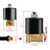 Heschen Brass Electric Solenoid Valve, 2W-025-08, PT1/4'', AC220V, Direct Action
