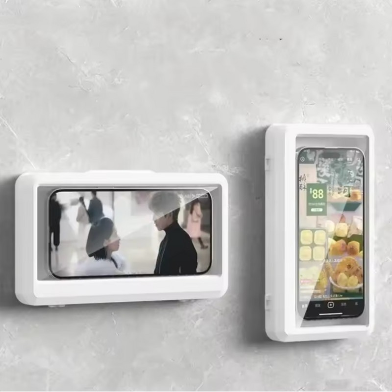 360° Rotating Wall Mounted Waterproof Phone Holder for Bathroom &