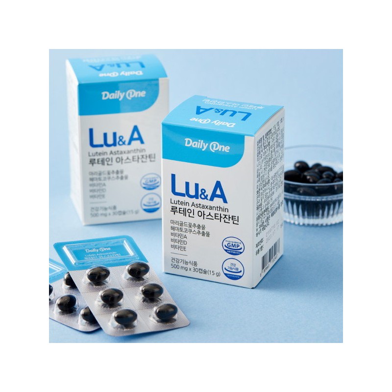 Daily One Lutein Astaxanthin 500mg / 데일리원 루테인 아스타잔틴 500mg