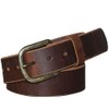 PAZARO Men's Leather Belt 100% Full Grain Leather Mens Belt