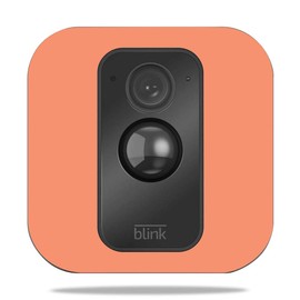MightySkins Skin Compatible with Blink XT Outdoor Camera - Solid Peach | Protective, Durable, and Unique Vinyl Decal wrap Cover | Easy to Apply, Remove, and Change Styles | Made in The USA