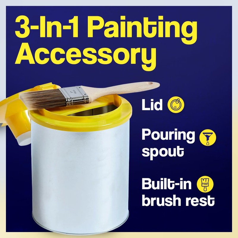 Foampro 134 1-Gallon Paint Lid & Pouring Spout, No Size