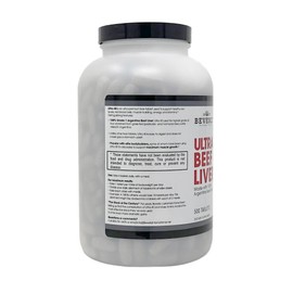 Beverly International Ultra 40 Grass Fed Desiccated Beef Liver, 500 Tab. Golden-era Secret for Boosting Muscle Growth, Stamina and Performance Naturally. Break Through Those Sticking Points-Endurance
