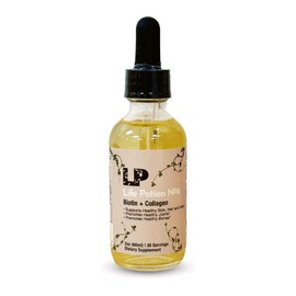 Life Potion #6 Collagen and Biotin Liquid Mouth Drops for Joint Health, Bone Strength, Muscle Mass, and More - Healthcare, Supplement Natural Nail Colagen