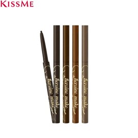 KISS ME Heroine Make Long Stay Smooth Gel Pencil Liner 0.1g, Color:01 Black Brown