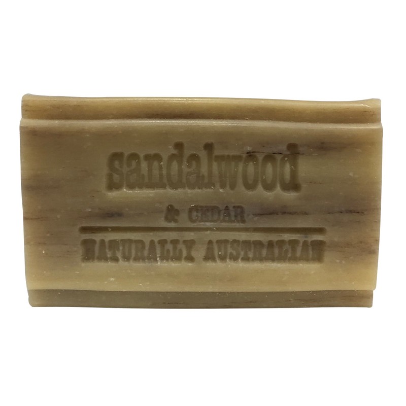 Clover Fields Plant Based Soap Sandalwood & Cedar 100g x