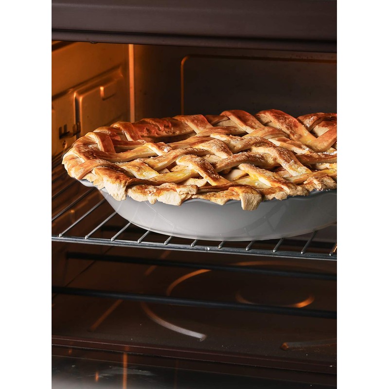 LE TAUCI Ceramic Pie Pans for Baking, 9 Inches Pie