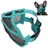 Zerodis Bozal de Perro de Hocico Corto, Malla Transpirable Ajustable,