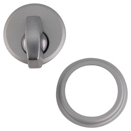 CRL Satin Aluminum Finish Mortise Thumbturn Cylinder