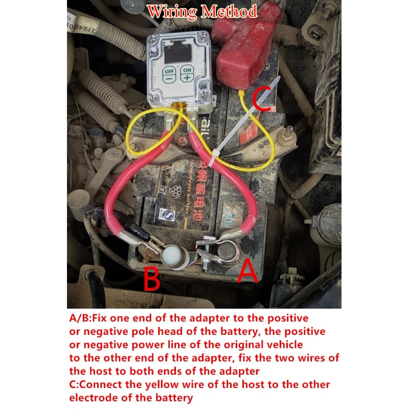 BCSMMCAR Car Battery Disconnect Power Kill Switch Isolator Cut Off