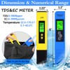 PH Meter TDS Meter Kit, Water pH Meter and 3