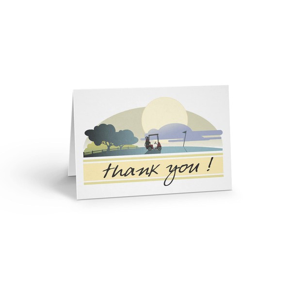 Stonehouse Collection | Custom Simple Elegant Golf Theme Thank You