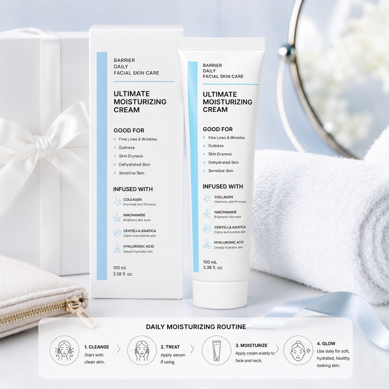 Collagen Moisturizing Face Cream for Daily Hydration – Vitamin E