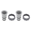 2Pcs Hose Adapter, Plastic Pool Accessories, for Threaded Connection Pumps