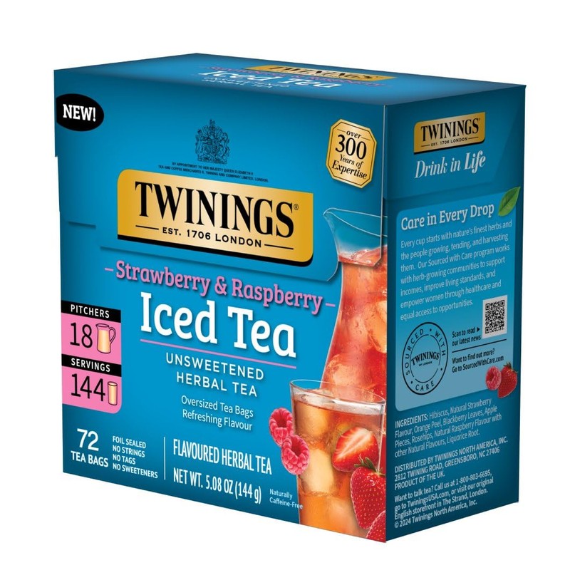 Twinings Lemon Iced Tea Bags, 72 CT