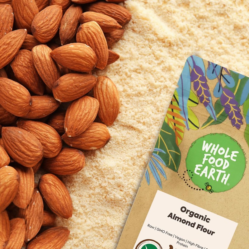 Wholefood Earth Organic Ground Almonds – 250g | Raw |