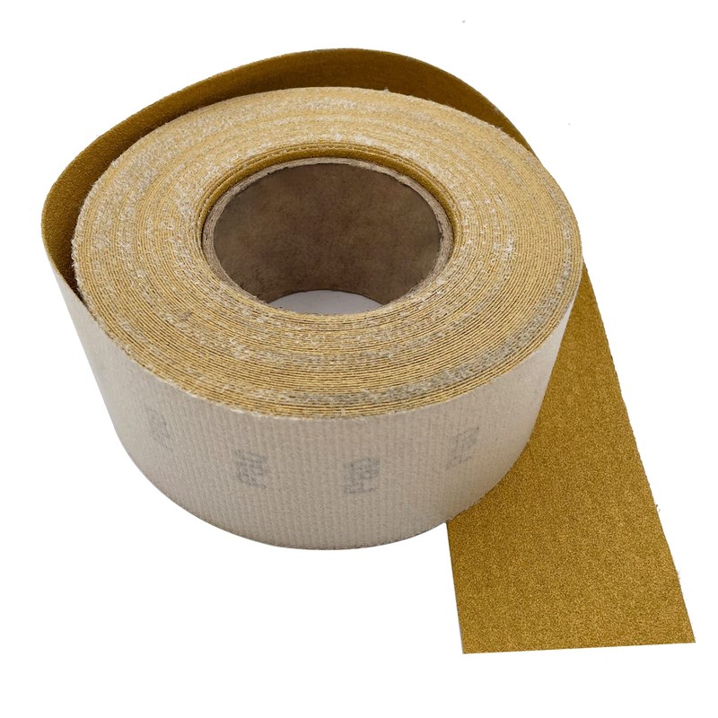 80 Grit Hook and Loop Sandpaper Roll, 2-3/4" X 20