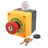 Nxtop 1NC 22mm Red Mushroom Emergency Stop Push Button Switch