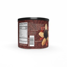 Sabatino Maple Bourbon Black Truffle Peanuts – Gourmet Roasted Peanuts with Maple Bourbon & Black Truffle, Premium Snack, 10 oz Tin