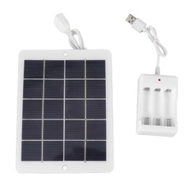 3W 5V Solar Panel Charger, Portable Solar Battery Charger High-Efficiency Solar Panel Solar Charger Battery Maintainer for Outdoor Use, Battery Charging, DIY Projects