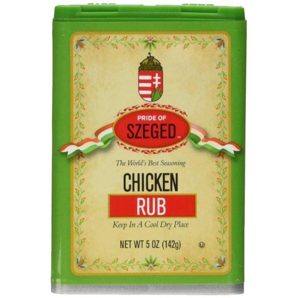 PRIDE OF SZEGED Chicken Rub Seasoning Spice Mix, 5oz. Tin (142g), 1-Count