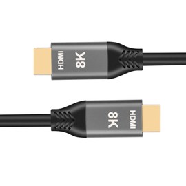 NFHK - Cable HDMI 2.1 Ultra HD UHD 8K 60Hz 4K 120hz 48Gbs con audio y cable HDMI Ethernet (2.0)