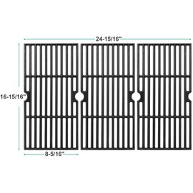 Cast Iron Grill Grates for Charbroil 463344015 G460-0500-w1 463343015 463340516 463370516, Cooking Grate for char-broil G530-b700-w1 463672416 463344116 463371719 463370719 463371116 G517-0014-W1