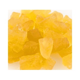 Natural Pineapple Yellow Wedges Candied Fruit Glaze bulk 10 pound box