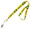 Zac's Alter Ego Metal Whistle on Jamaica Lanyard