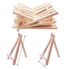 14Pack Wood Display Easel, 6 Inch Wooden Tripod Display Stand
