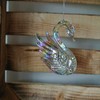 Gisela Graham Acrylic Christmas Ballerina Swan Decoration