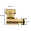 Tesmotor Angled Tap Connector, Plug System 3/4 Inch Female Thread
