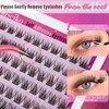 Yaiseiko Self Adhesive Eyelashes Clusters Kit Lash Clusters DIY Eyelashes