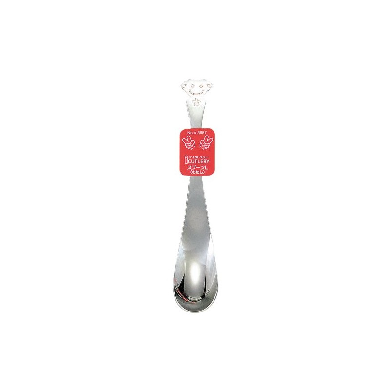 Pearl Metal A-3687 Stainless Steel Spoon, L, I, Cutlery, Made