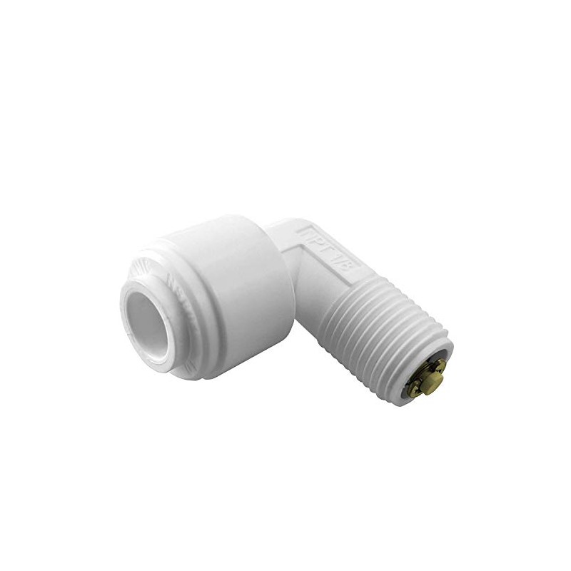 Fixed Elbow Check Valve 1/8 MPT x 1/4 Qucik Connect