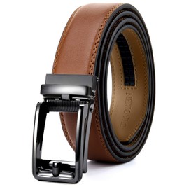 CHAOREN Ratchet Belts Men, 1 3/8" Mens Belts Leather Buckley Belt, Perfect Companion to Men's Oxfords
