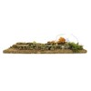 BERTONI Bright Pond with Shrubs, Wood, Multi Colour, One Size