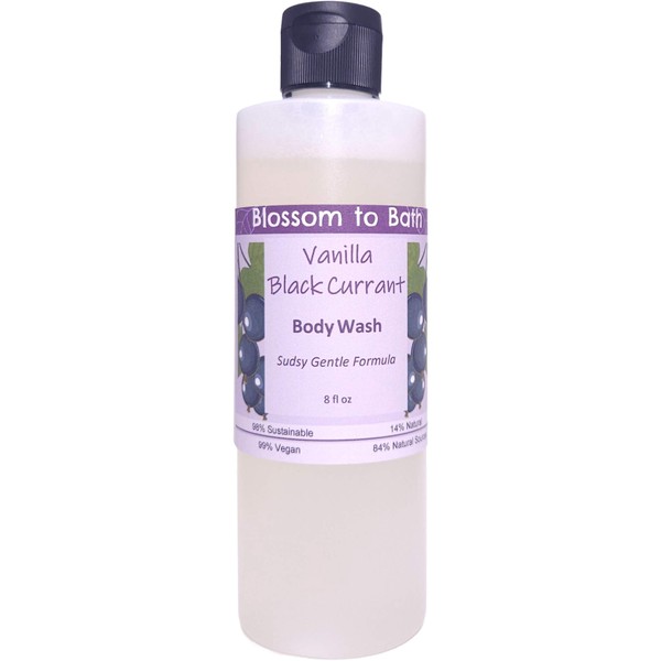 Blossom to Bath Vanilla Black Currant Body Wash (8 Ounce)