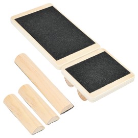 One-legged balance board, wooden balance trainer, non-slip foot trainer, prevents joint pain, balance cushion physiotherapy for ankle stretches, stability exercises and posture correction